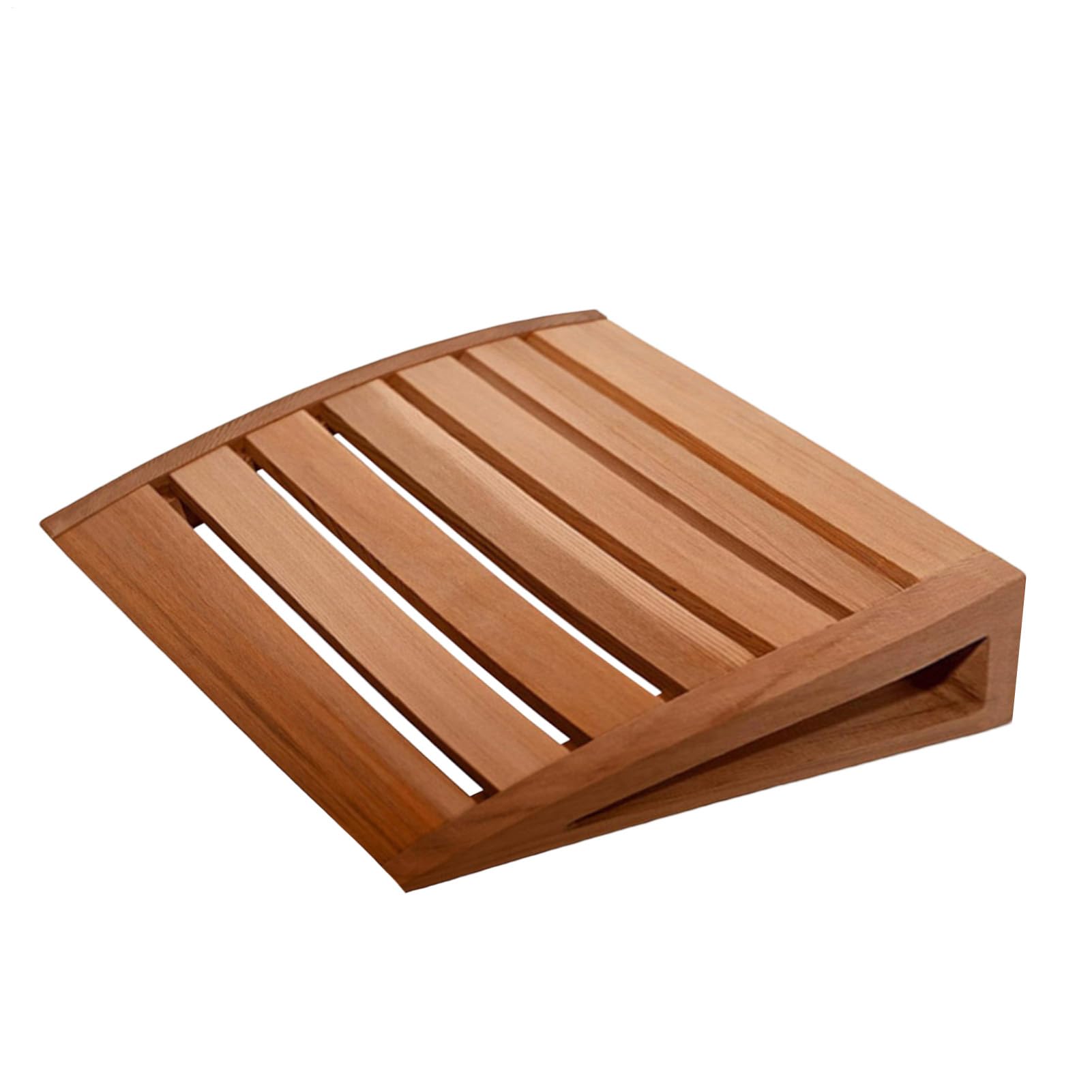 Generico Poggiatesta per Sauna, Ergonomico Antiscivolo Naturale in Legno Traspirante, Poggia Collo E Schienale per Sauna, per Confort Riposo Rilassamento Donne Uomini Adulti Casa Spa Commerciale