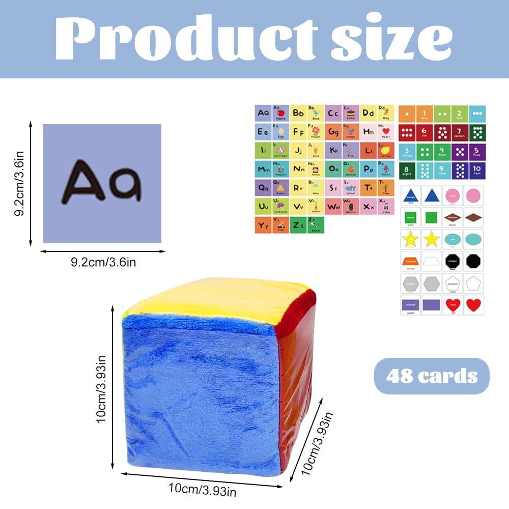 2PCS Cube Motricité Bébé Jouets Pour Bebe Cube D'Activité