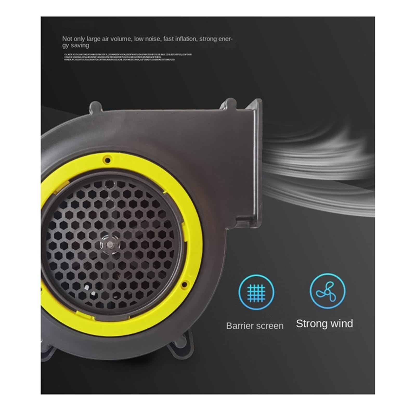 Ventilador, Soplador eléctrico de eliminación de Polvo pequeño de 150 W, Juguete de Dibujos Animados, Modelo Inflable, soplador centrífugo