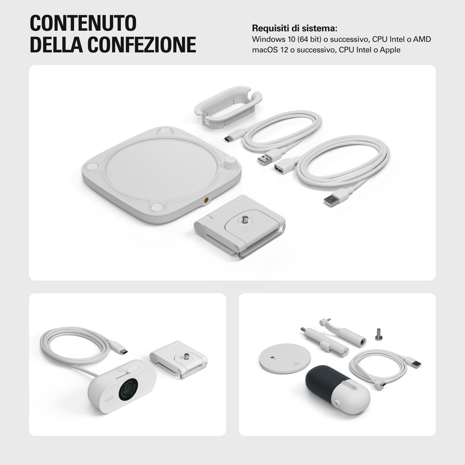 Elgato Wave Neo + Elgato Facecam Neo + Elgato Key Light Neo Bundle – Microfono a Condensatore USB per Gaming, Webcam Full HD con Copriobiettivo Scorrevole, Luce Pro, Non Abbagliante