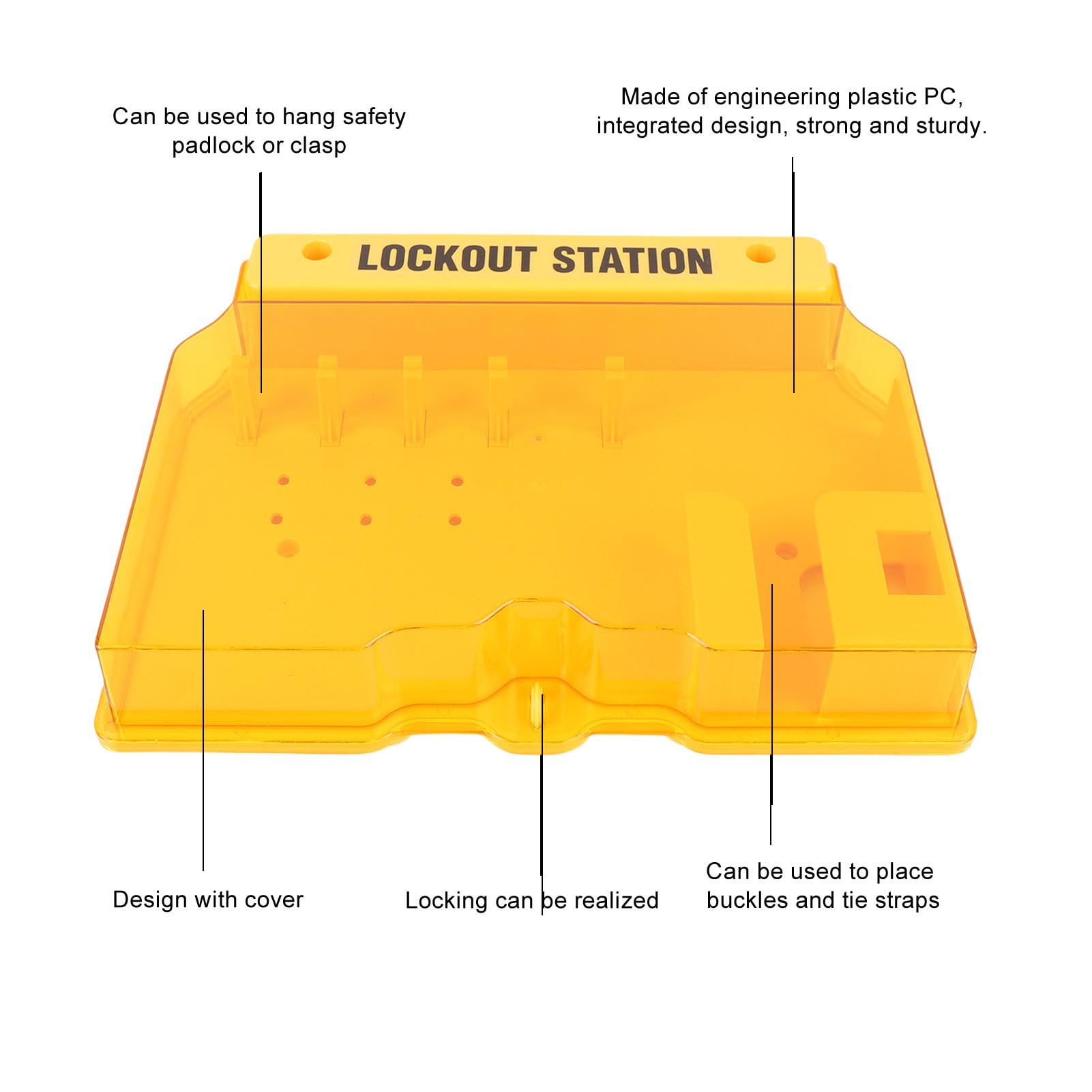 Safety Lock Organization Board Lockout Tagout Station Kit Lock Out Tag ...