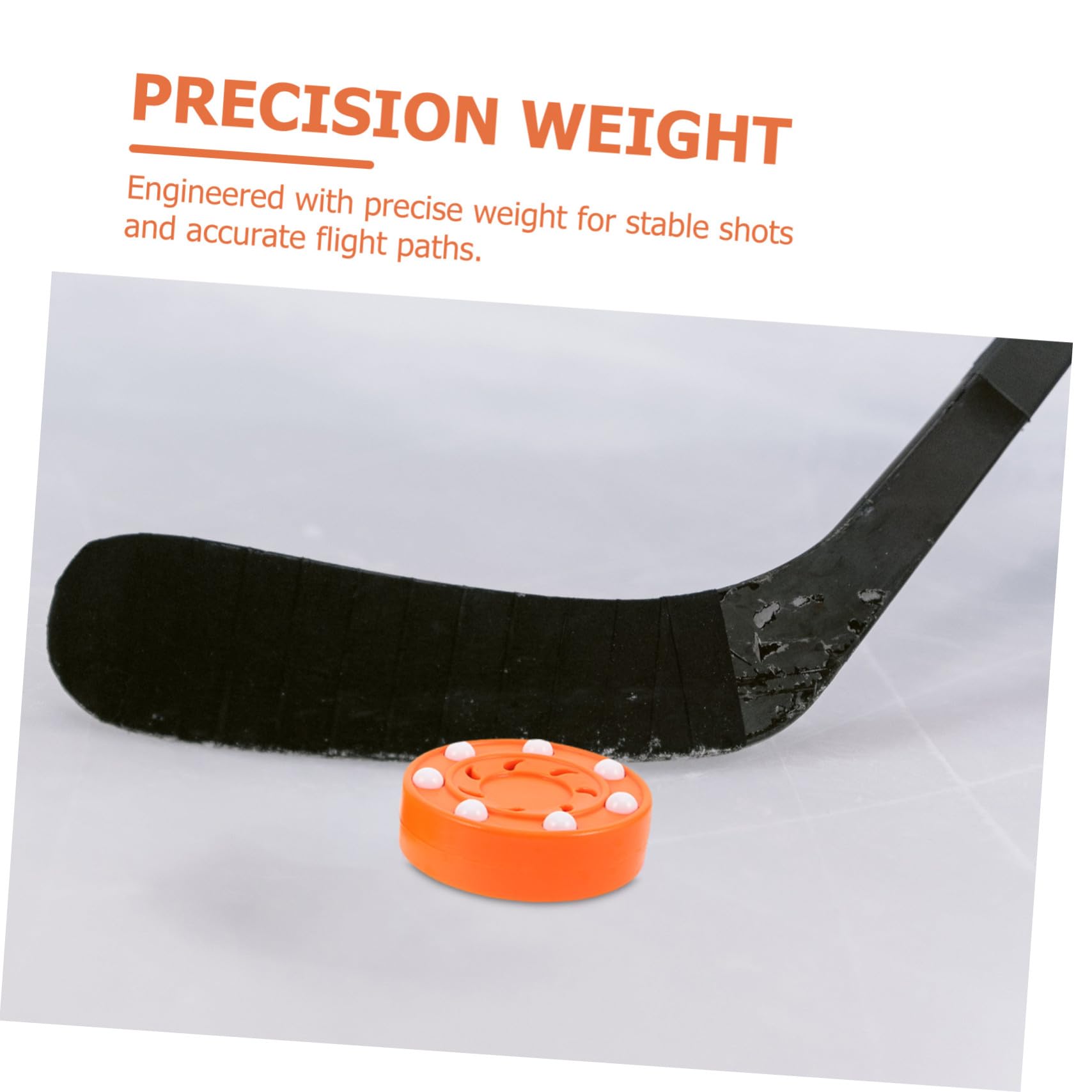 SUPVOX Dischi da Hockey su Pavimento 3 Pezzi in ABS con Peso Realistico per Allenamento Sportivo Indoor, Controllo Senza Sforzo, Adatti a Principianti e Ragazzo Ragazza