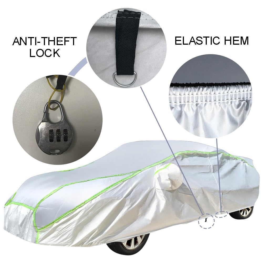 Hagelbescherming autohoes voor KIA Sportage SUV 2019-2023 2024, hagelbeschermzeil voor auto's, waterdichte autohoes, ademend, stofdicht, anti-uv (Colo