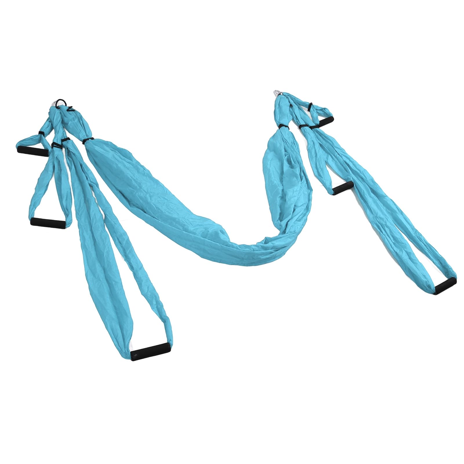 Dioche Aerial HamAerial Yoga Swing Set - Hamaca de Yoga Ajustable de Algodón y Poliéster para Mayor Flexibilidad y Postura Uso en Interiores Exteriores