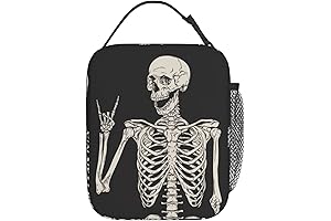 Halloween Skeleton Funny Skull Insulated Lunch Bag - The Perfect Way to...
