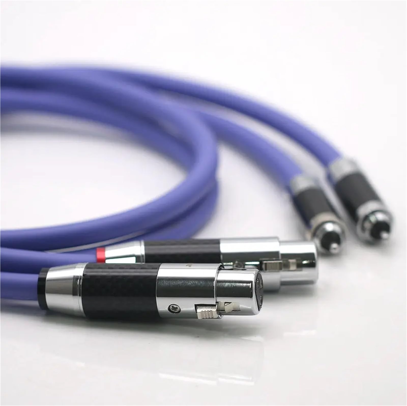 Cavo audio HiFi Cavo bilanciato XLR 2RCA a 2RCA Cavo segnale HI-END con 102(XLR female to RCA,2m)