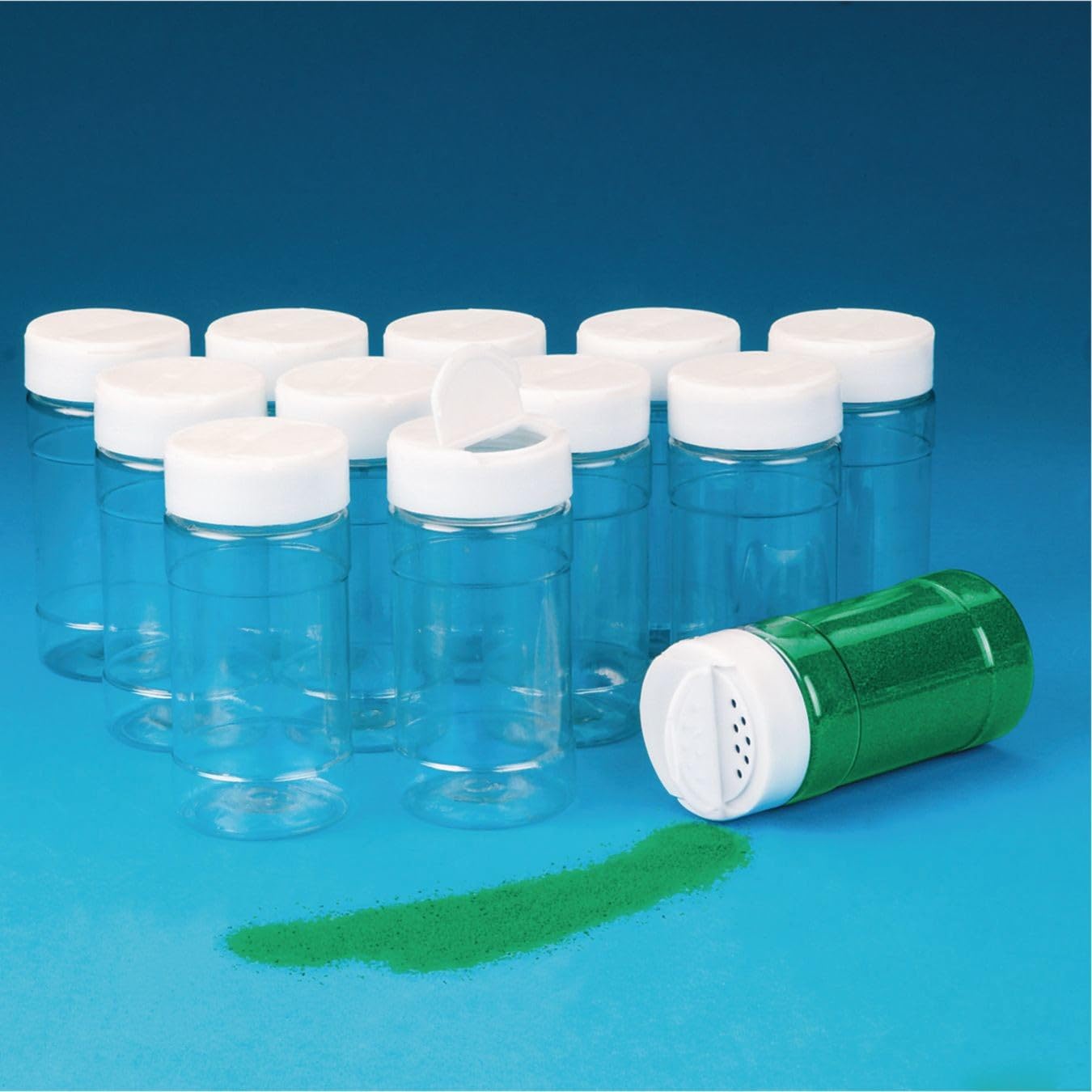 S&S Worldwide Shaker Top Bottles (Pack of 12)