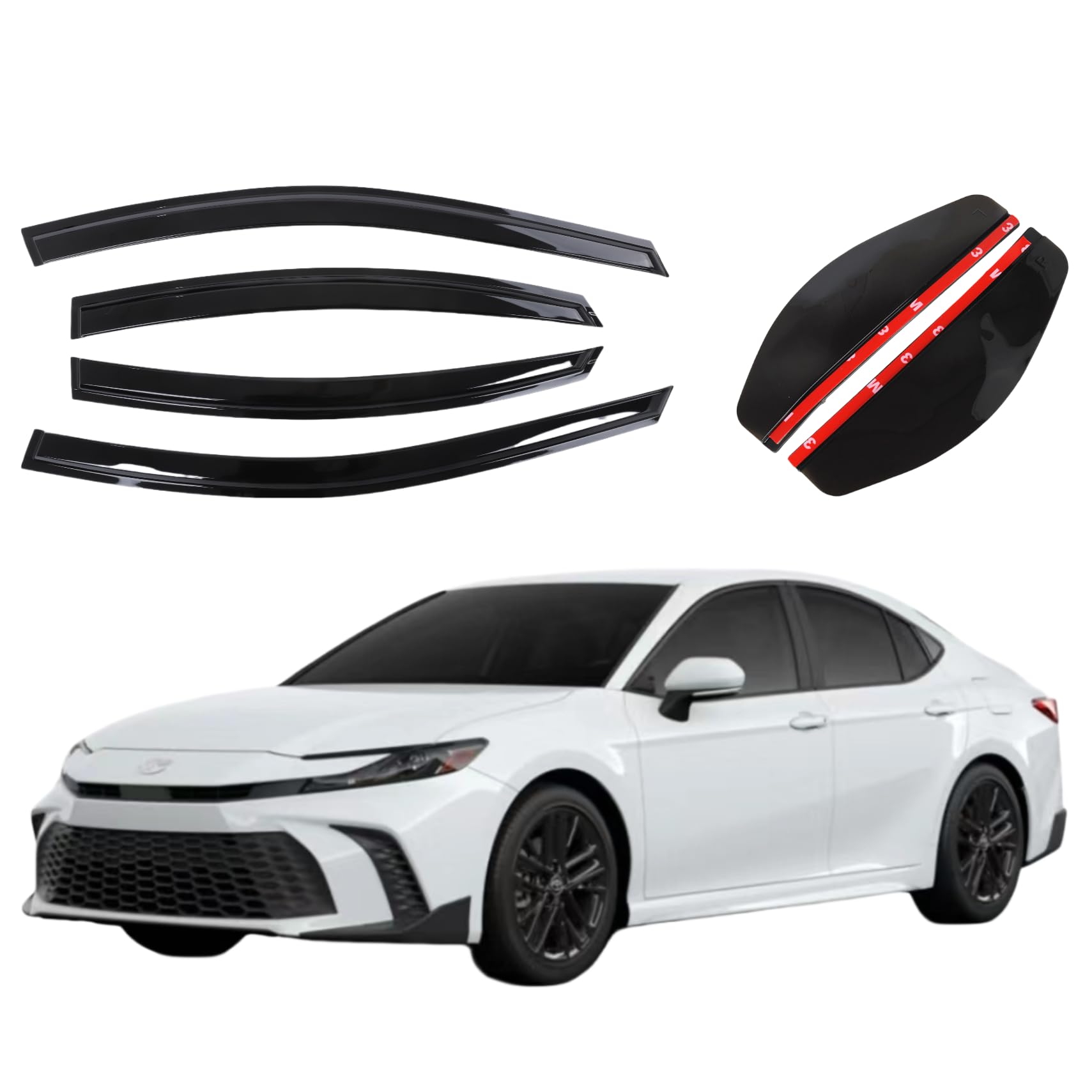 Kiopsom Outside Mount Extra Durable rain Guards