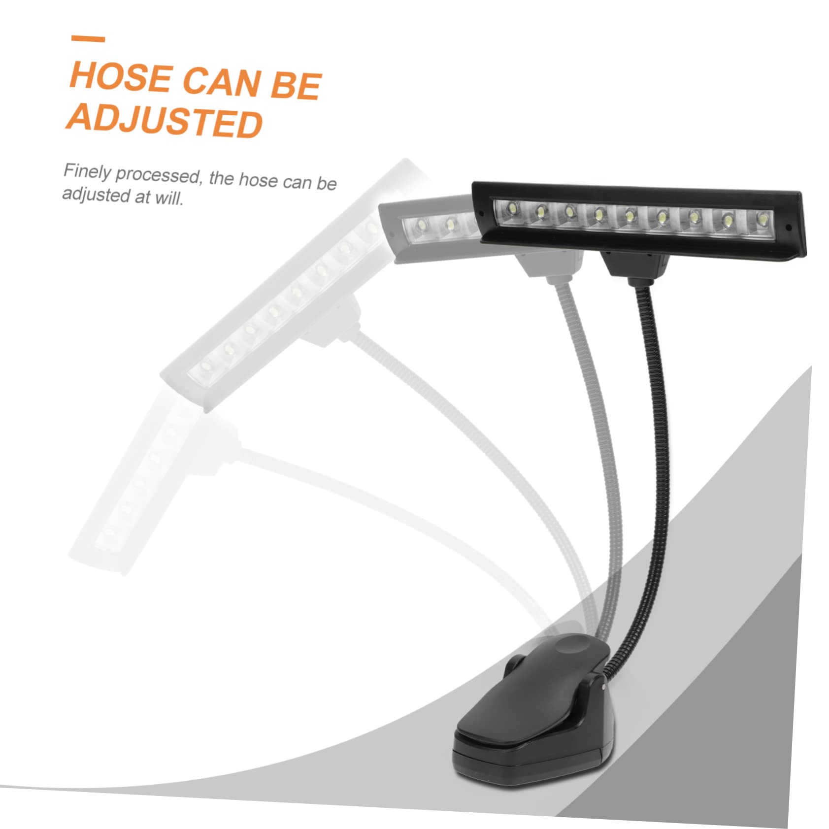 Totority Led Music Lamps Clip-on Reading Light Rechargeable Multi-Functional Perfect for Reading