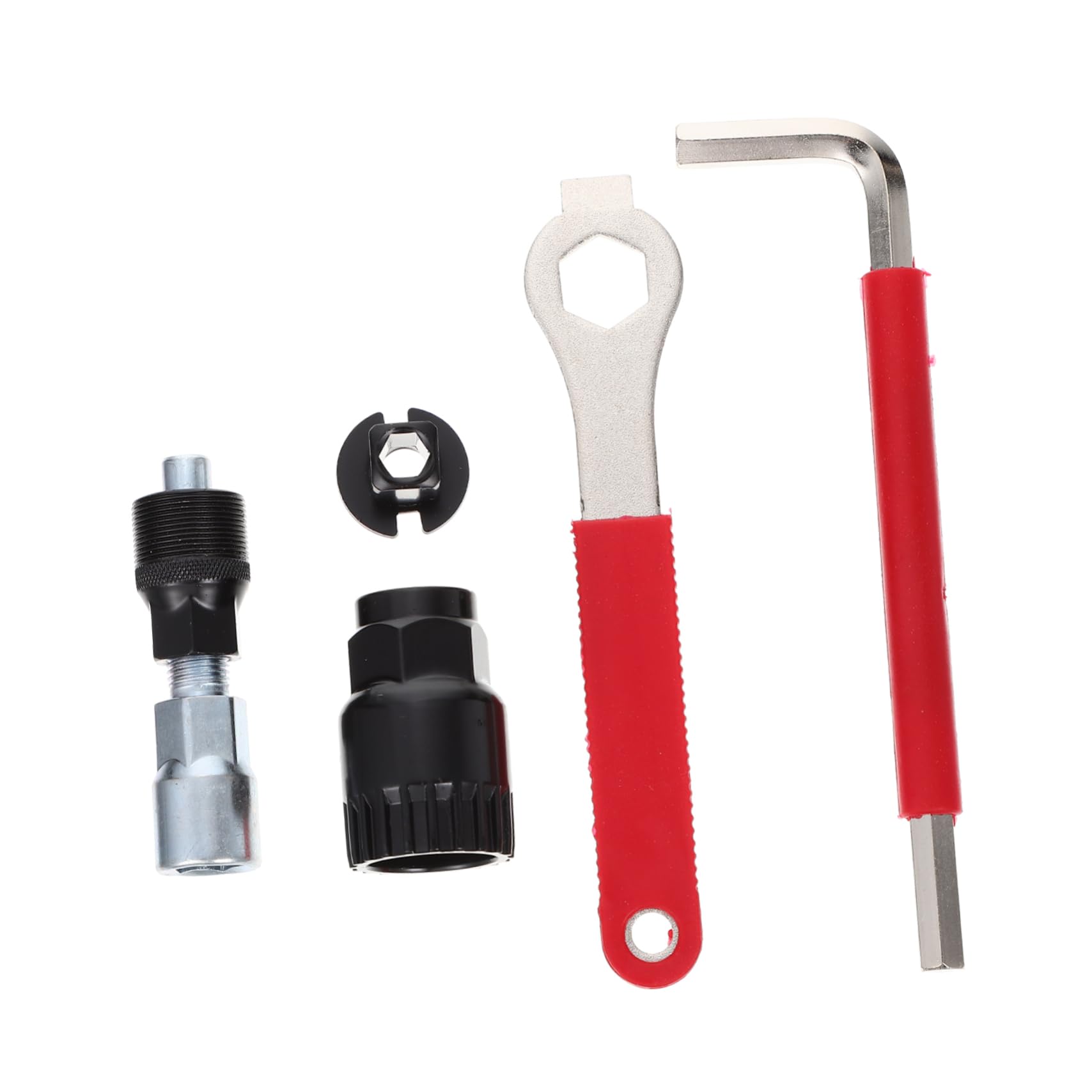 Mikikit 1 Set Bike Crank Puller Professional Crankset Removal Tool Crank Arm Extractor Wrench Set for Bicycle Maintenance