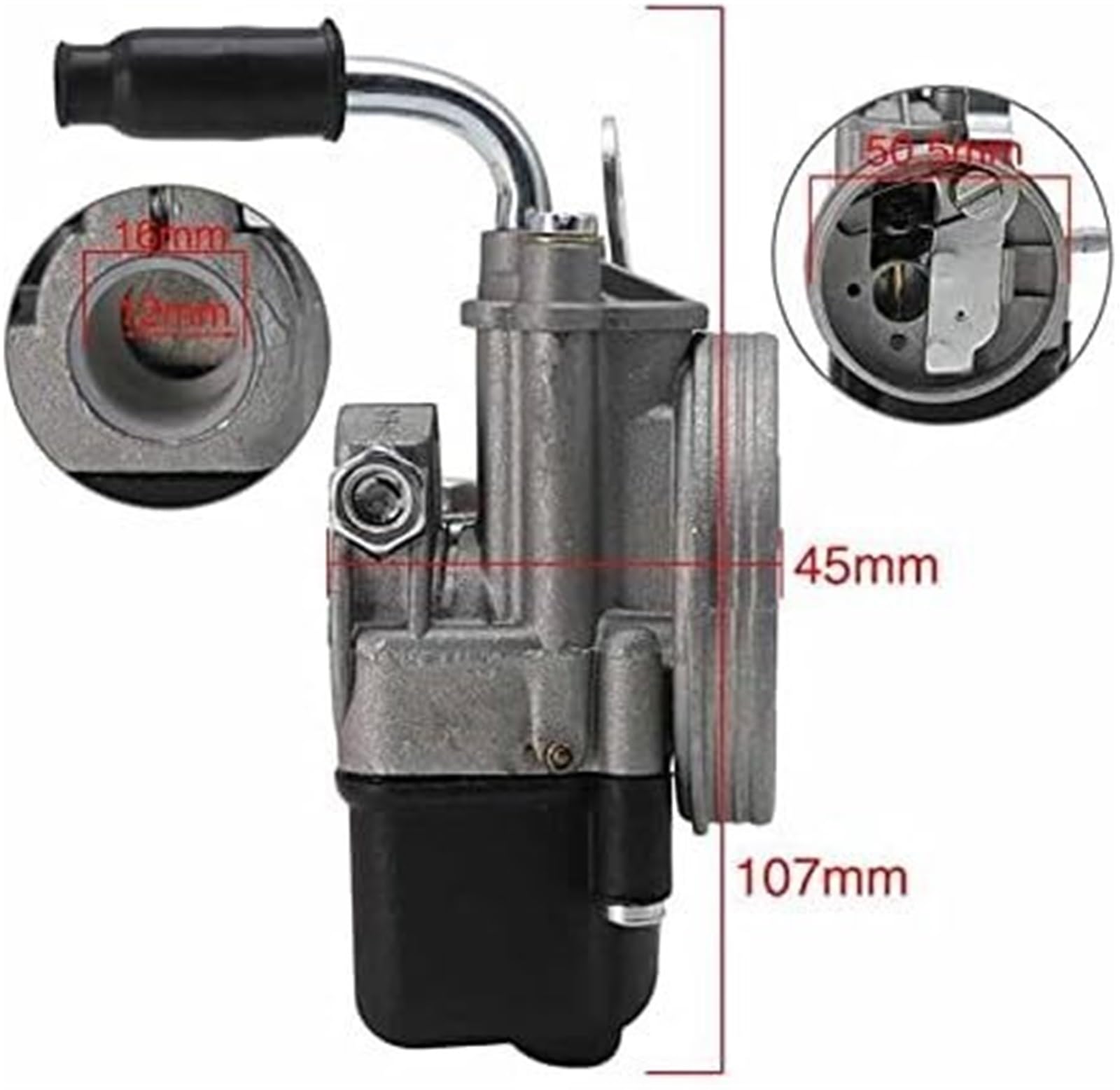 Genérico Carburador desbrozadora para Piaggio para carburador de para Vespa para dellorto para para MBK para para tomos