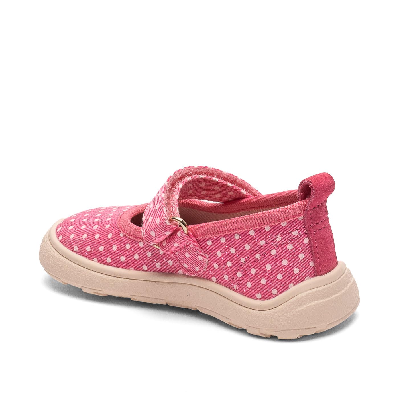 Bisgaard Mädchen Barefoot Ballet Slipper, Rose Dots, 21 EU – Ansicht 2