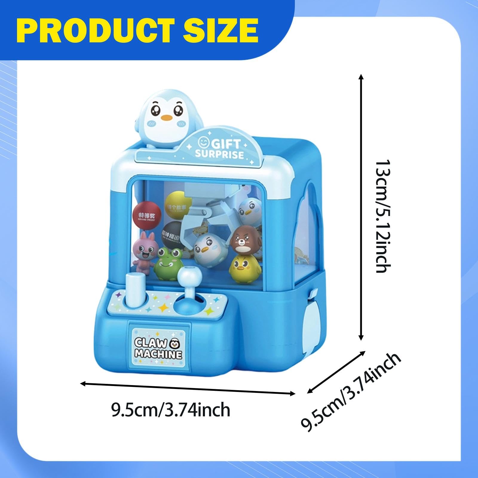 Générique Mini Machine À Pinces | Petite Faveur De Fête Portable - Jouets Attrape-Jouets Gashapon,pour Maison fête en intérieur Anniversaire Noël Filles Adolescents
