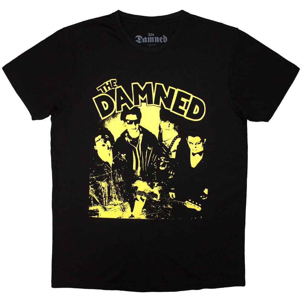 Rock Off Black The Damned - New Rose Vintage - T-Shirt - Cotton - Size Xl - Officially Licensed Merch