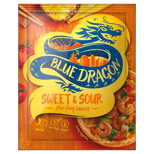 Blue Dragon Sweet & Sour Stir Fry Sauce 120g | Case of 12
