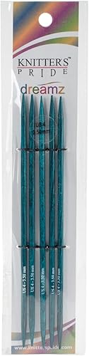 Knitter's Pride -Dreamz - Agujas de doble punta de 6 pulgadas, tamaño 40.138in
