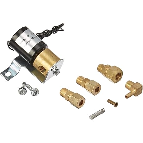 Weathermatic M24E Solenoid - SUHS24 Universal Humidifier Solenoid Valve Replacement Kit, 24V