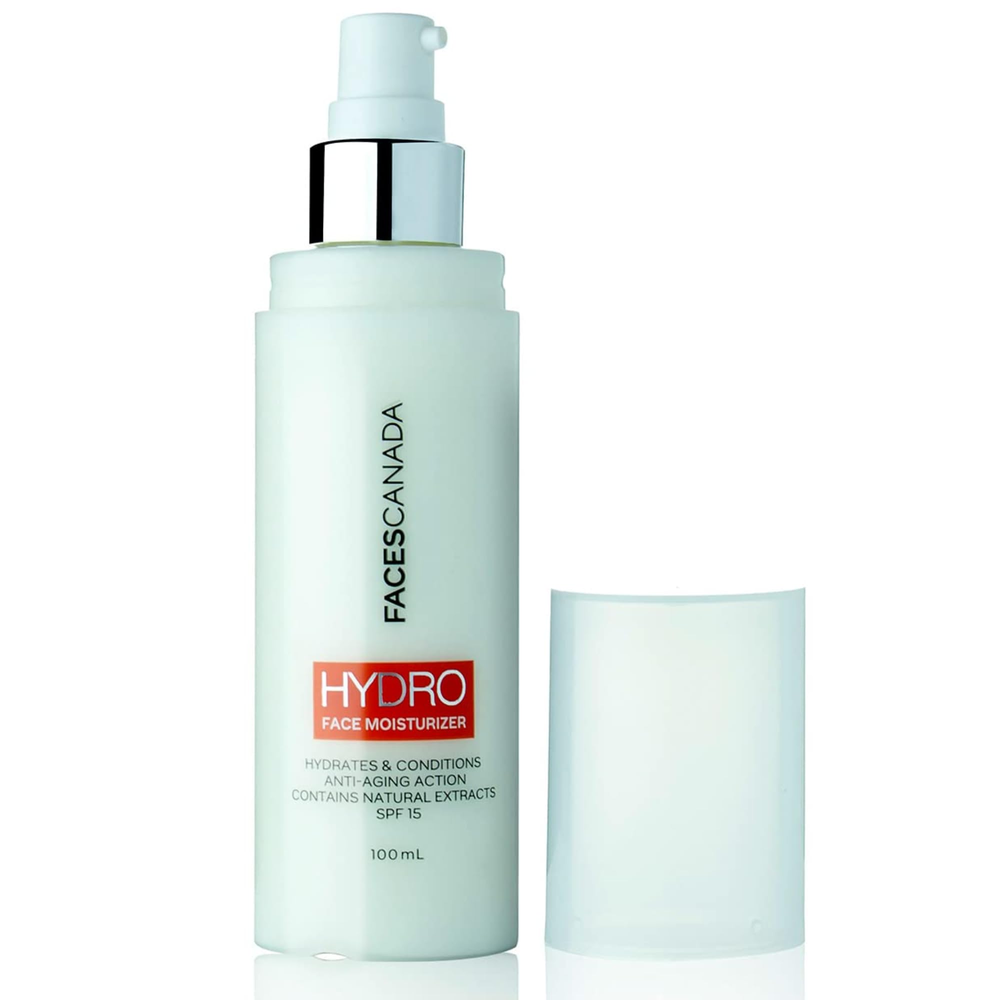 Hydro Face Moisturizer | Hydrates & Conditions Skin | Anti Aging with Natural Extracts | SPF 15 Sun Protection | Lightweight Daily Cream | 3.38 Fl Oz (100ml)