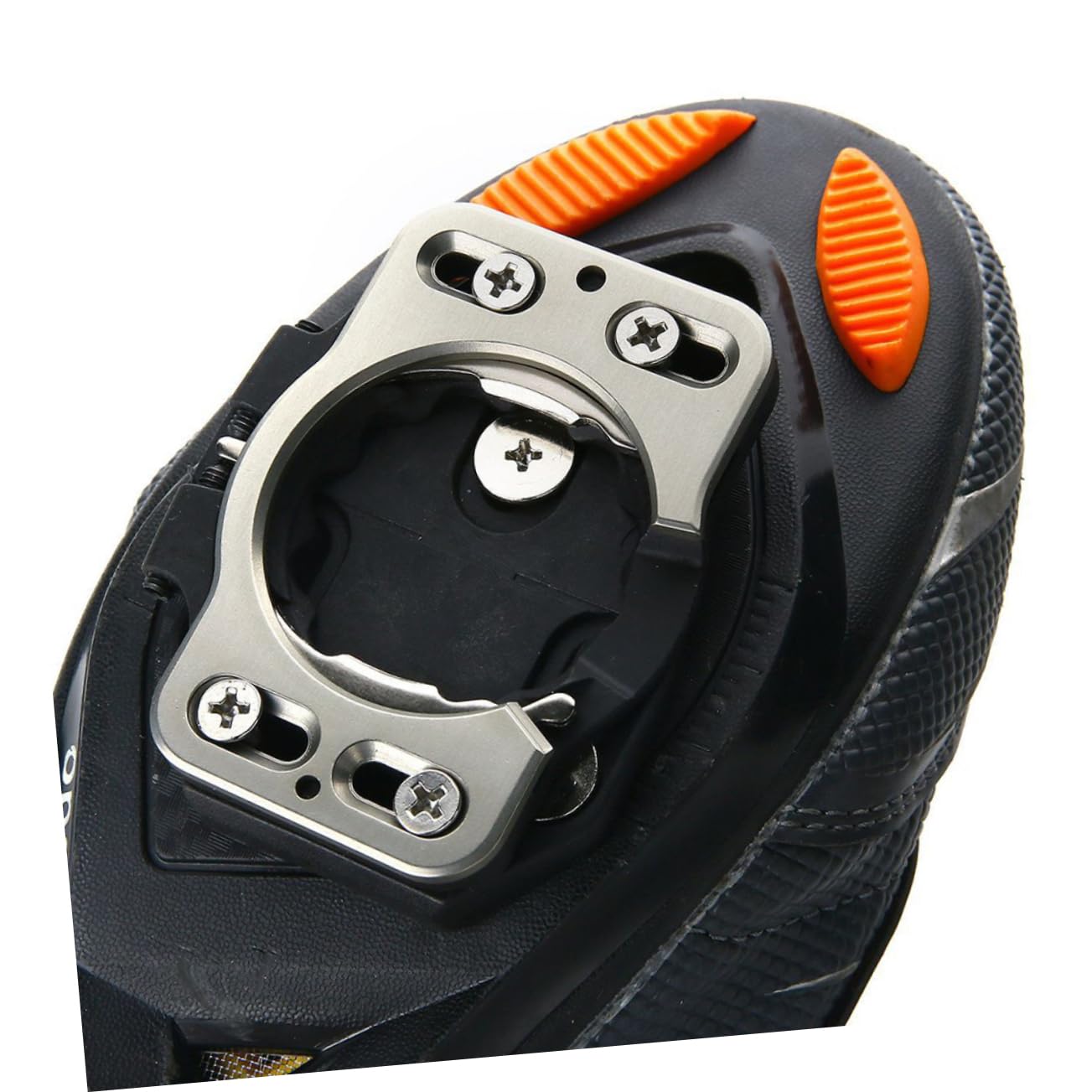 Tacchette da Ciclismo Strada per Pedali, 2 Pezzi in Plastico | Acciaio Inossidabile, Sostituzione Rapida, per Scarpe da Ciclismo e Mountain Biking