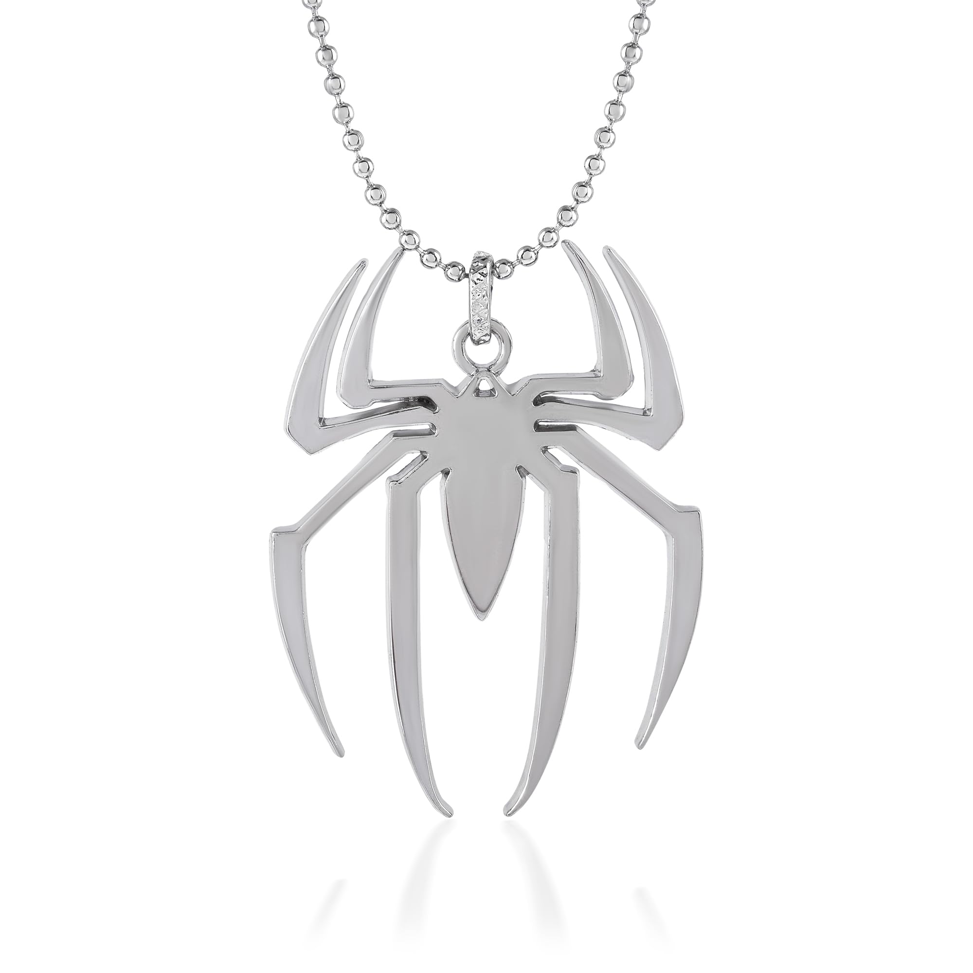 Missmister Pure Solid Stainless Steel Spider Pendant Necklace for Men & Women – Gen Z Trendy Fashion Accessory pendant Men Women (MM8511PCMC)-image-4