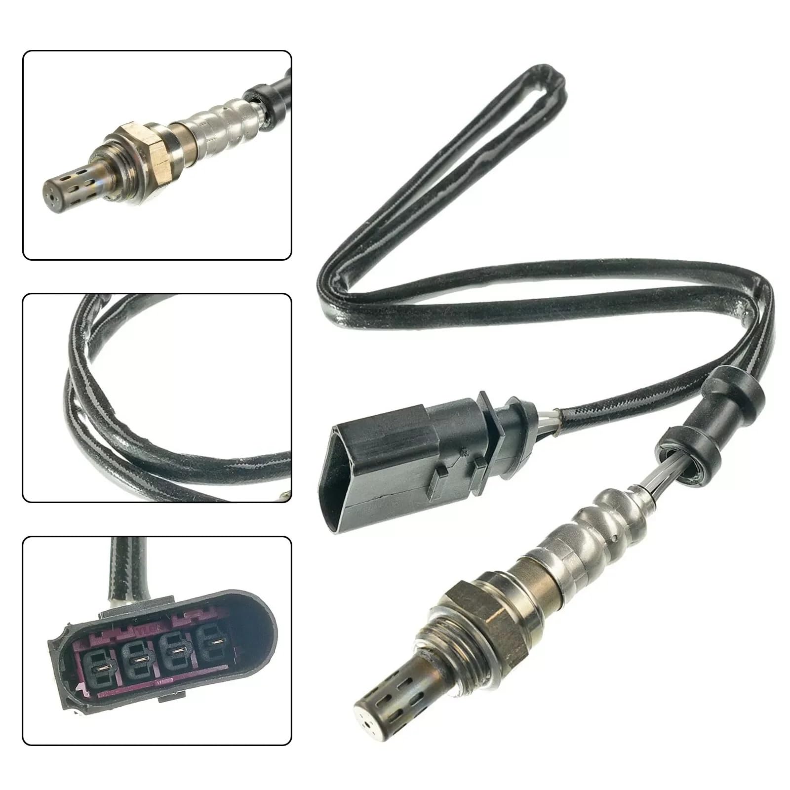 Sensores Oxígeno Escapes Compatible Con Seat Para Ibiza Para Petrol 2007-2008 Kit De Montaje De Unidad De Sensor De Oxígeno Lambda Delantero 03D906265C