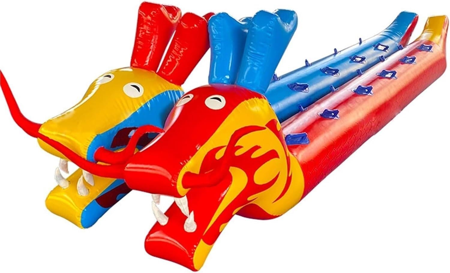 JvFbjLF 2-Pack Inflatable Lawn Games - School & Corporate Team Building Activities(9 seats)
