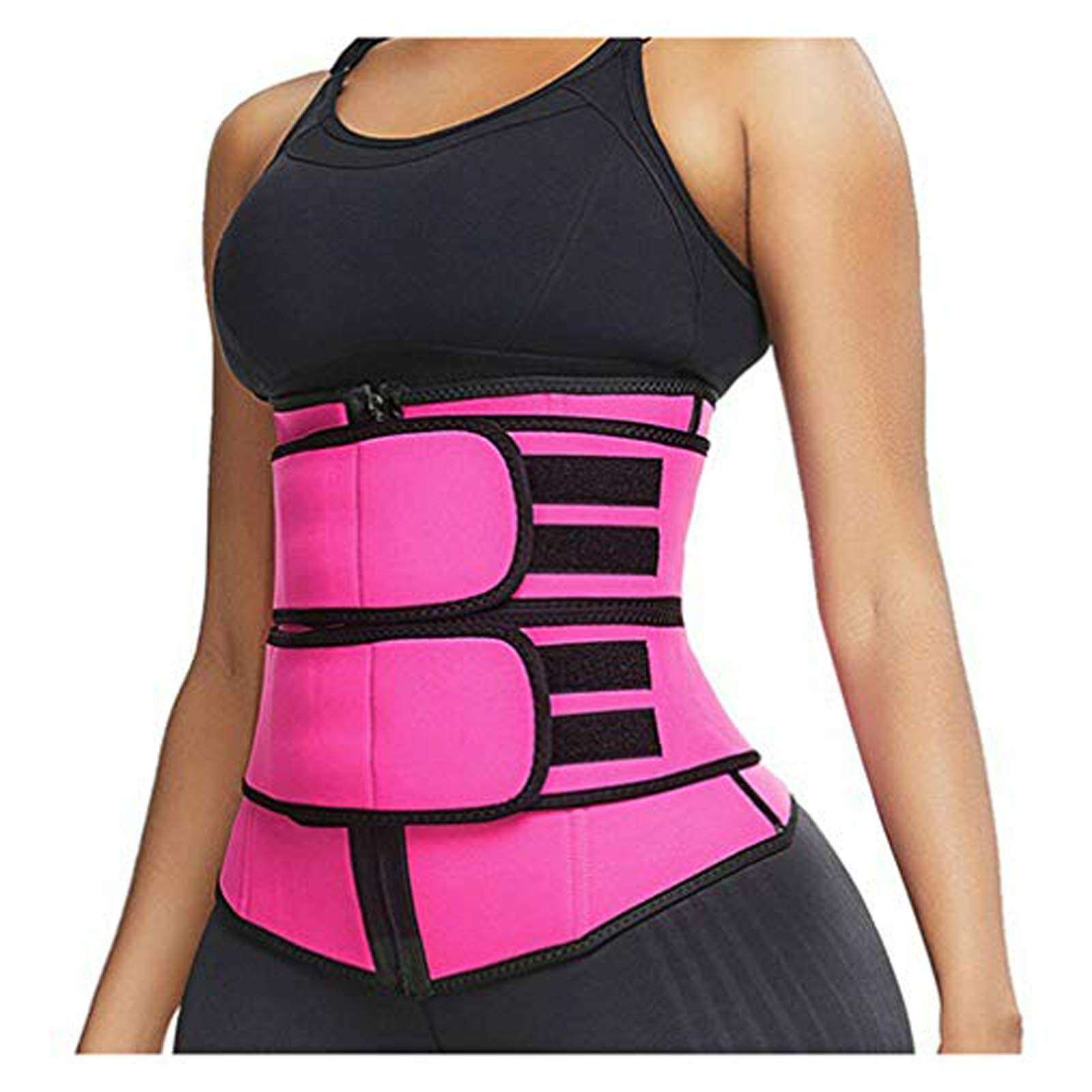 DIIIBARLORYSweatFIT Adjustable Waist Slimming Trimmer - Original Neoprene Sweat Waist Trainer Corset Trimmer Belt for Women Weight Loss, Waist Cincher Shaper Slimmer
