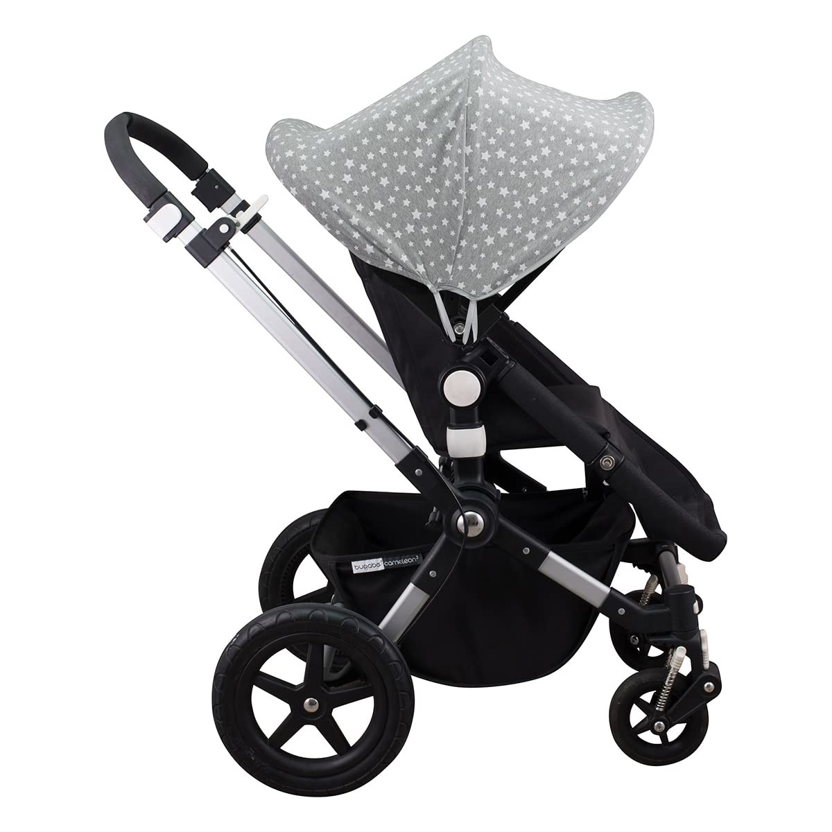 JYOKO KIDS Capota de algodon compatible con Bugaboo Cameleon 2 y 3 (WHITE STAR)