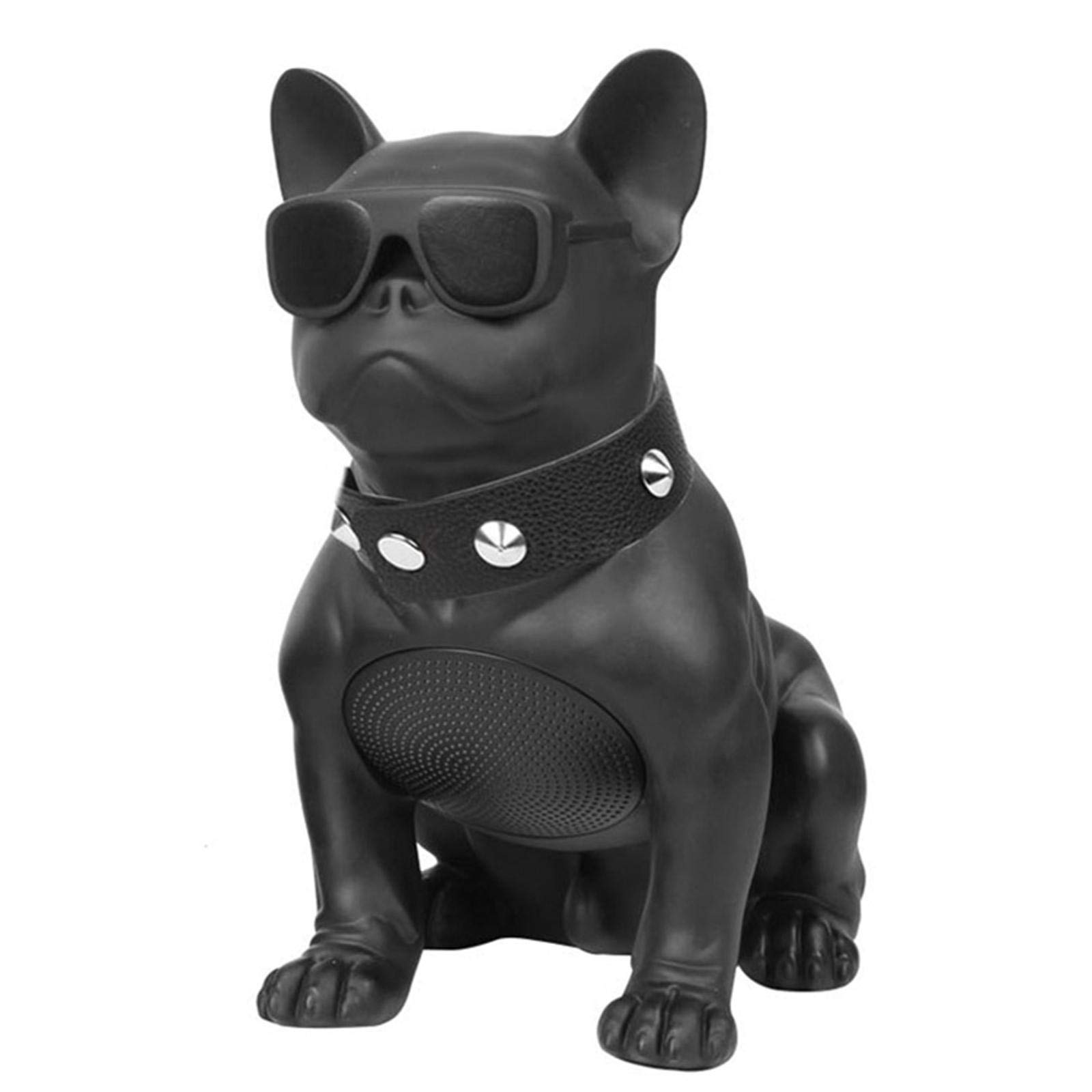 Forma De Bulldog Altavoz Bluetooth InaláMbrico Altavoces InaláMbricos PortáTiles Perro Creativo Inteligente Moderno Sonido EstéReo Claro Mejorado HD Bass DecoracióN Adornos Fiestas M Negro