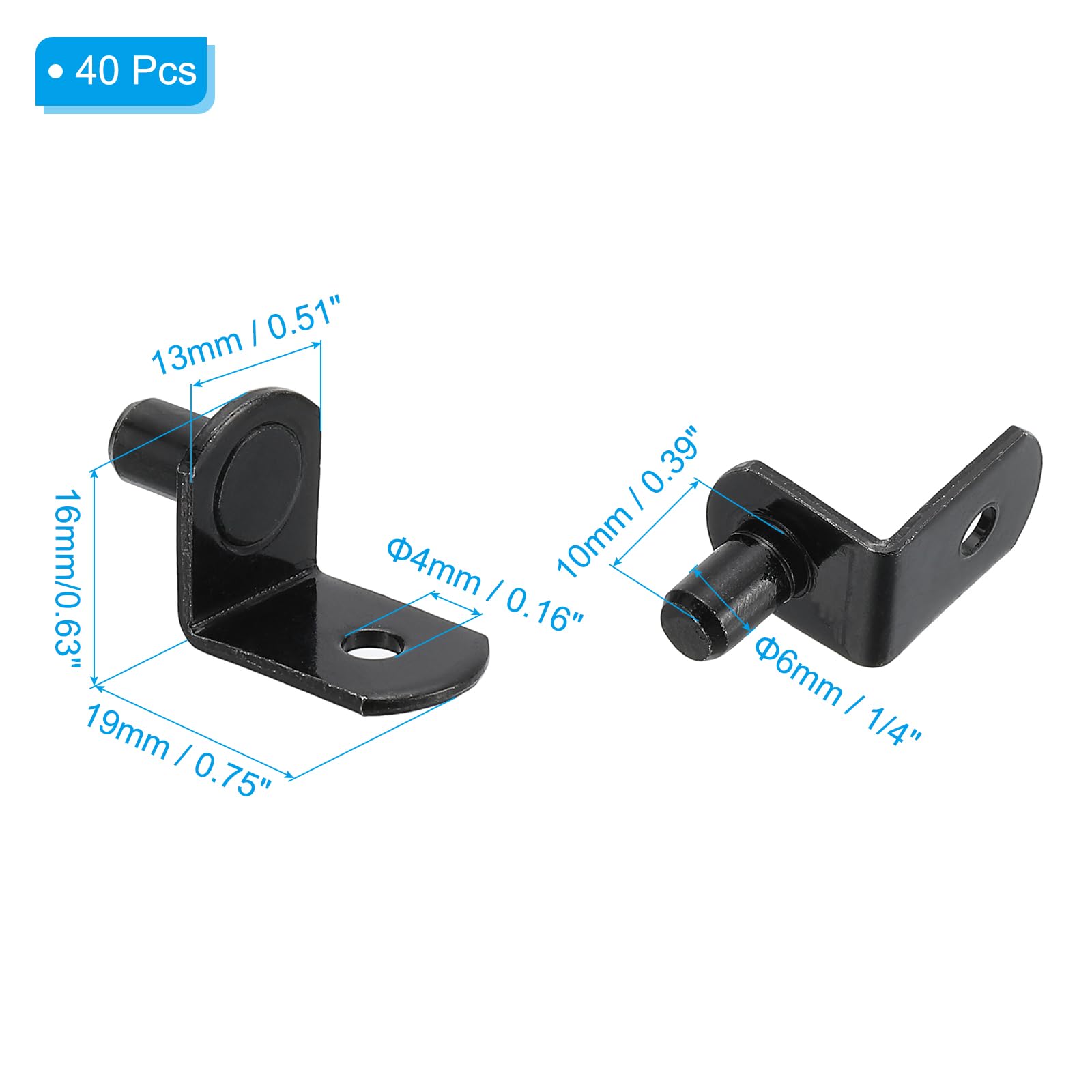 PATIKIL Shelf Pegs Pins 1/4 Inch - Image 2