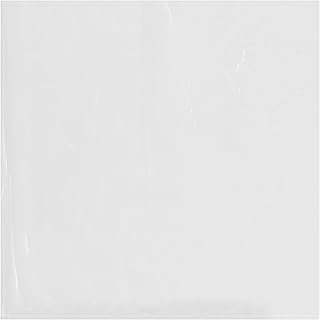Plymor Flat Open Clear Plastic Poly Bags, 1.25 Mil, 18