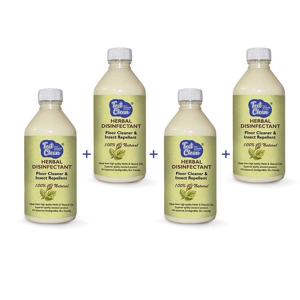 Tect Clean® Herbal Floor Cleaner & Insect Repellent Concentrate for 20ltr (Pack of 4) (B09C3RHH4X) Amazon Price History, Amazon Price Tracker