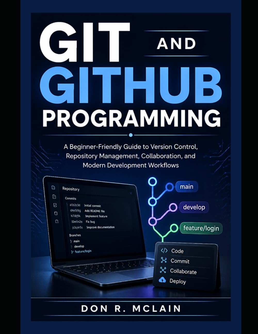 Git and GitHub Programming: A Beginner-Friendly Guide to Version Control, Repository Management, Collaboration, and Modern Development Workflows