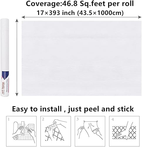 Miniatura 74 de Arthome - Papel tapiz para despegar y pegar, contacto de madera negra, papel tapiz negro, papel tapiz autoadhesivo y extraíble para encimera, Negro