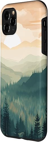 Miniatura 2 de Funda para iPhone 11 Pro Max Paisaje Naturaleza Montañas Árboles