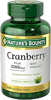 Nature's Bounty Cranberry 4200mg Com Vitamina C