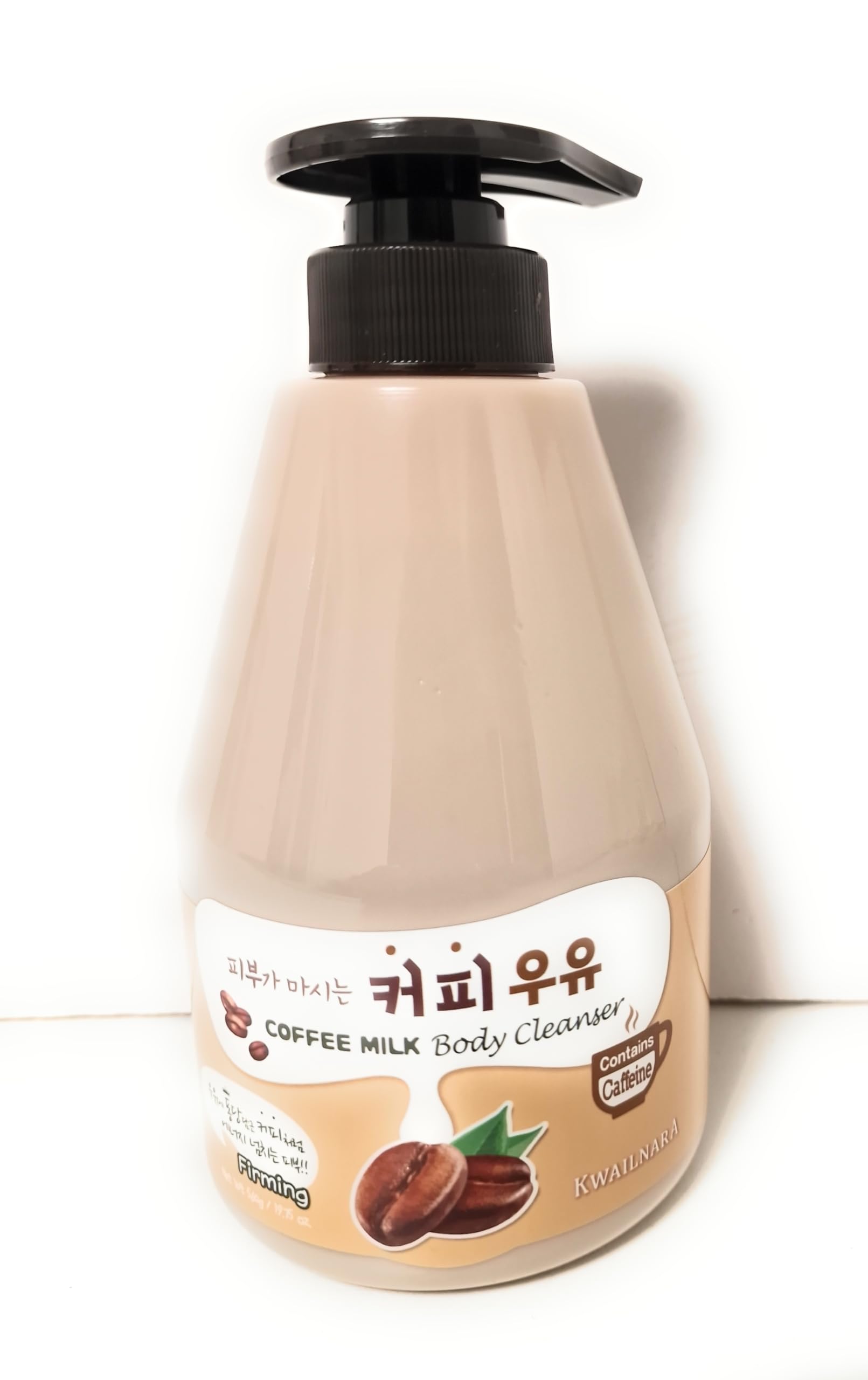 KWAILNARA Coffee Milk Firming Body Cleanser 560g, Moisturising & Nourishing Body Wash with Caffeine & Milk Protein - Image 2