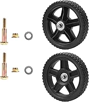 Vista 8 de Parts Camp Kits de Ruedas para Cortacésped de Empuje Ruedas de 10 pulgadas para Cortacésped Ruedas para Carrito de 10 pulgadas (Juego de 2)