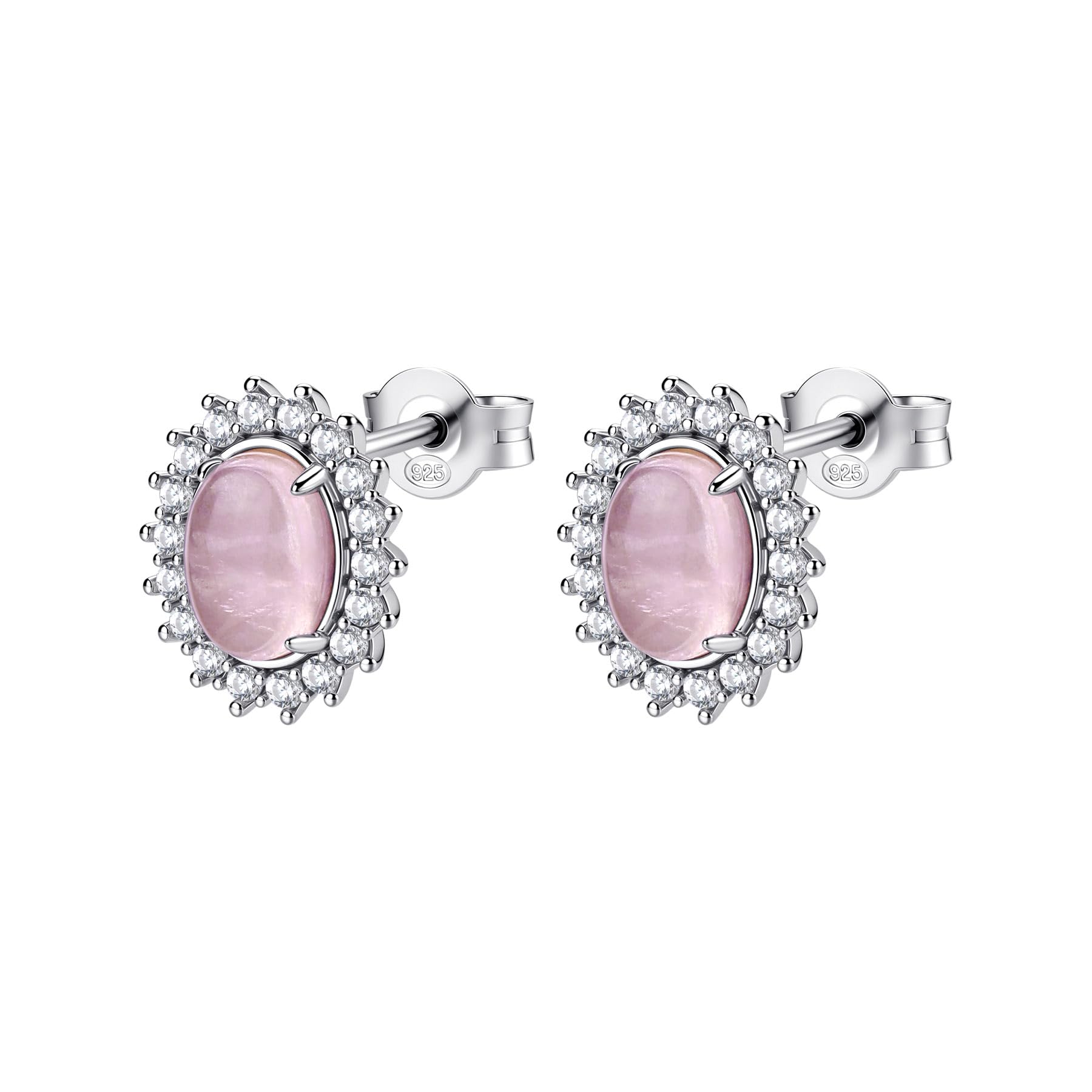 Brosway Orecchini Donna, Orecchini a Lobo in Argento e Pietre Naturali/Vibrant Pink | Collezione FANCY - FVP123