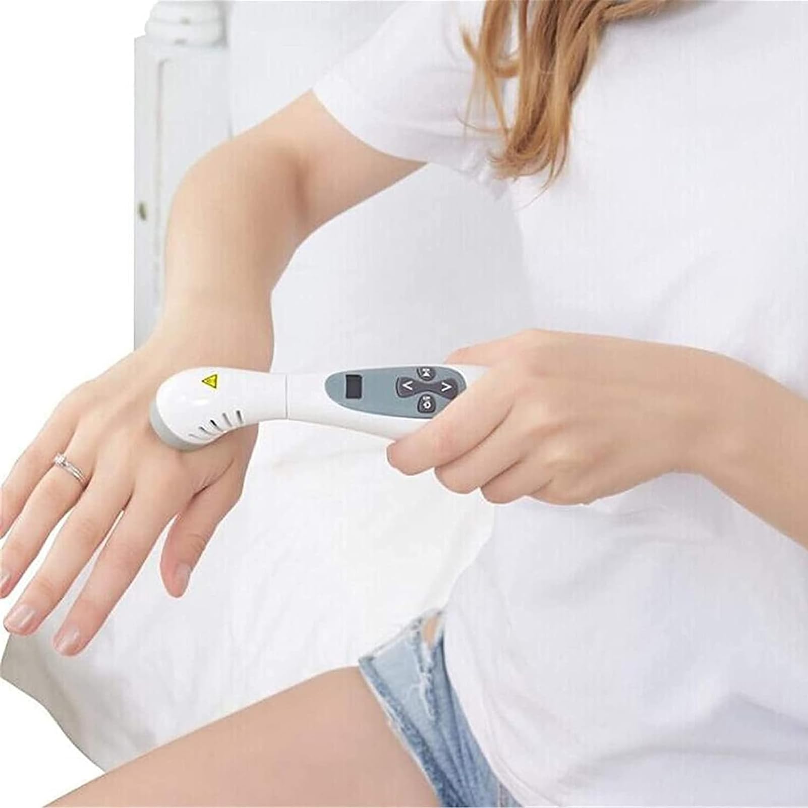 Lampada per Fototerapia UVB, Lampada per Fototerapia a Luce UVB a Banda Stretta da 308 NM con Controllo Timer Digitale LCD, per Disturbi della Pelle, Corpo E Cuoio Capelluto