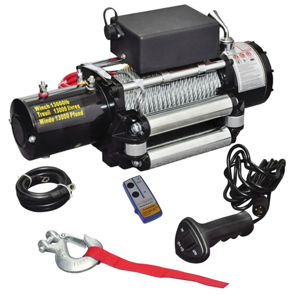 Luckyfu Electric Winch 12V 5000kg.Electric Winch Motorcycle Winch Mini