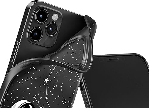 Miniatura 4 de Cavka Fundas a juego compatibles con iPhone de 14 a 61 pulgadas para parejas mejores amigos cubierta de lindos astronautas del espacio exterior