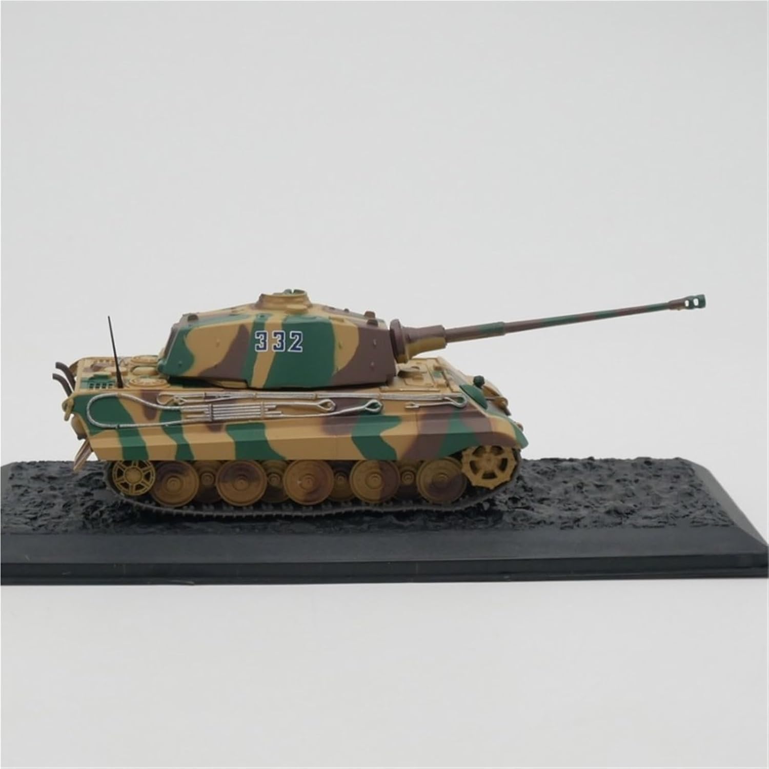 Realistic Tank 1:72 Pz.Kpfw VI Tiger II Ausf.B World War German Tank Military Model Static Tank Model