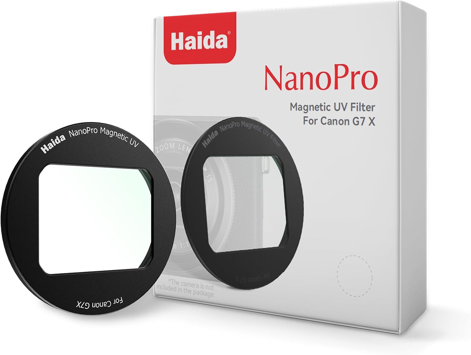 Haida NanoPro Magnetic UV Protection Filter for Canon G7X III (Black)