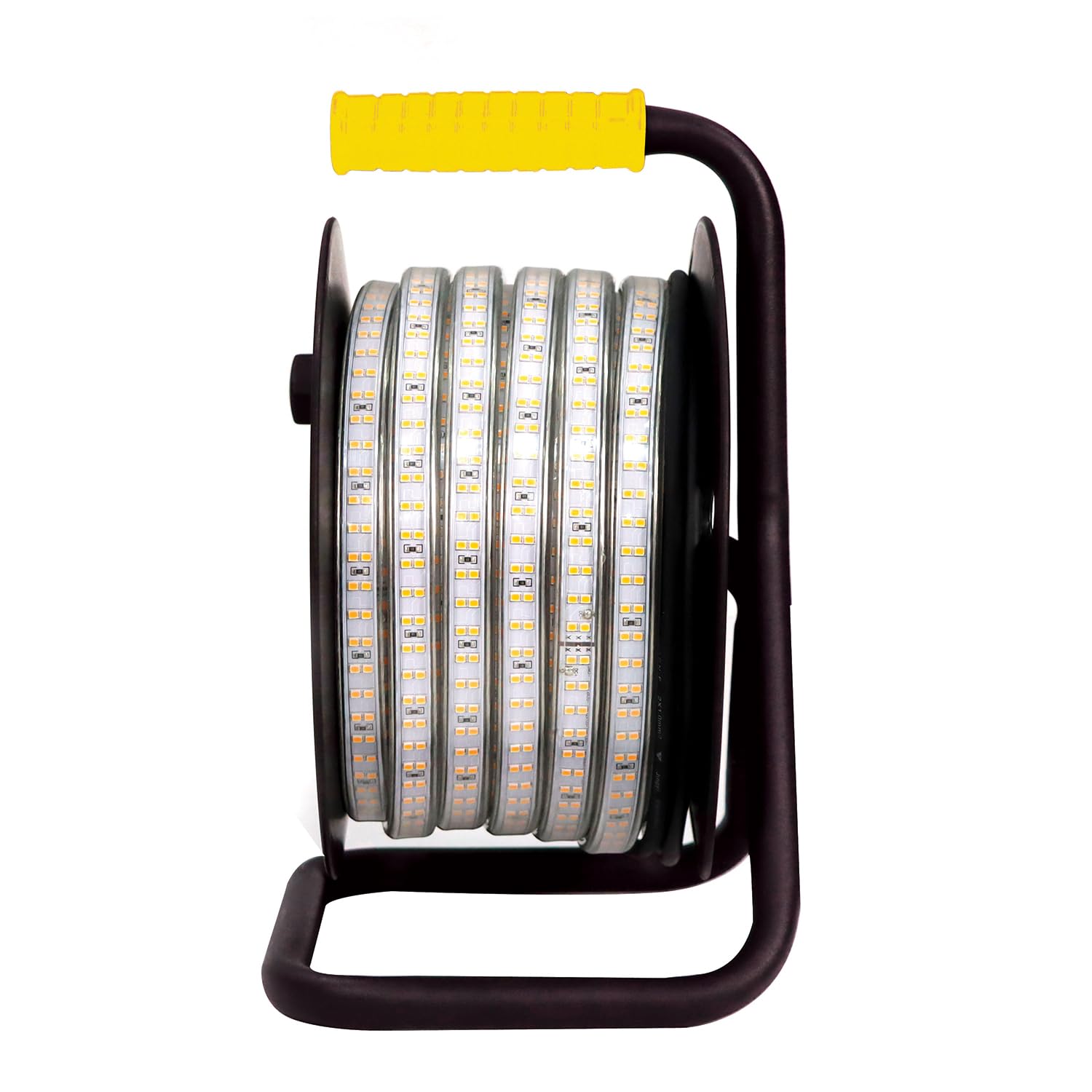 STAK RibbON Striscia LED 25 Metri con Avvolgitore – 32.000 Lumen, 4000K Luce Naturale, IP65, Flessibile e Impermeabile per Uso Professionale in Cantiere e Esterni