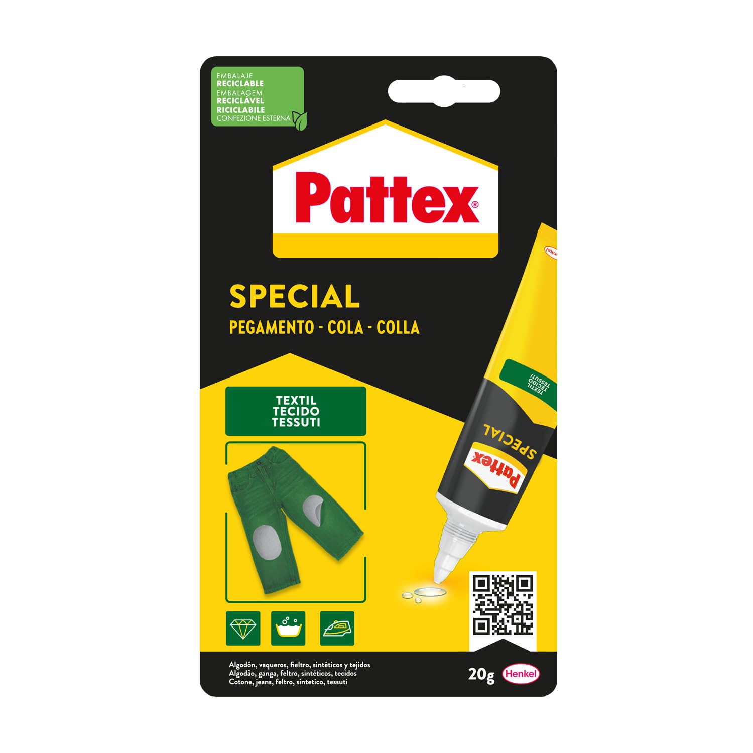 WAN2TLK Colla per pelle extra forte, 120 ml, adesivo permanente trasparente lavabile, per incollare pelle e materiali diversi