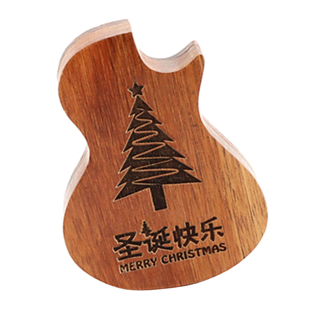 BESTonZON 5 Pièces Boîte De Sélection Accessoires De Guitare Organisateur De Stockage De Médiator Ukulélé Support De Médiator Pour Guitare Étui Porte-médiators Organisateur De Médiators Bois