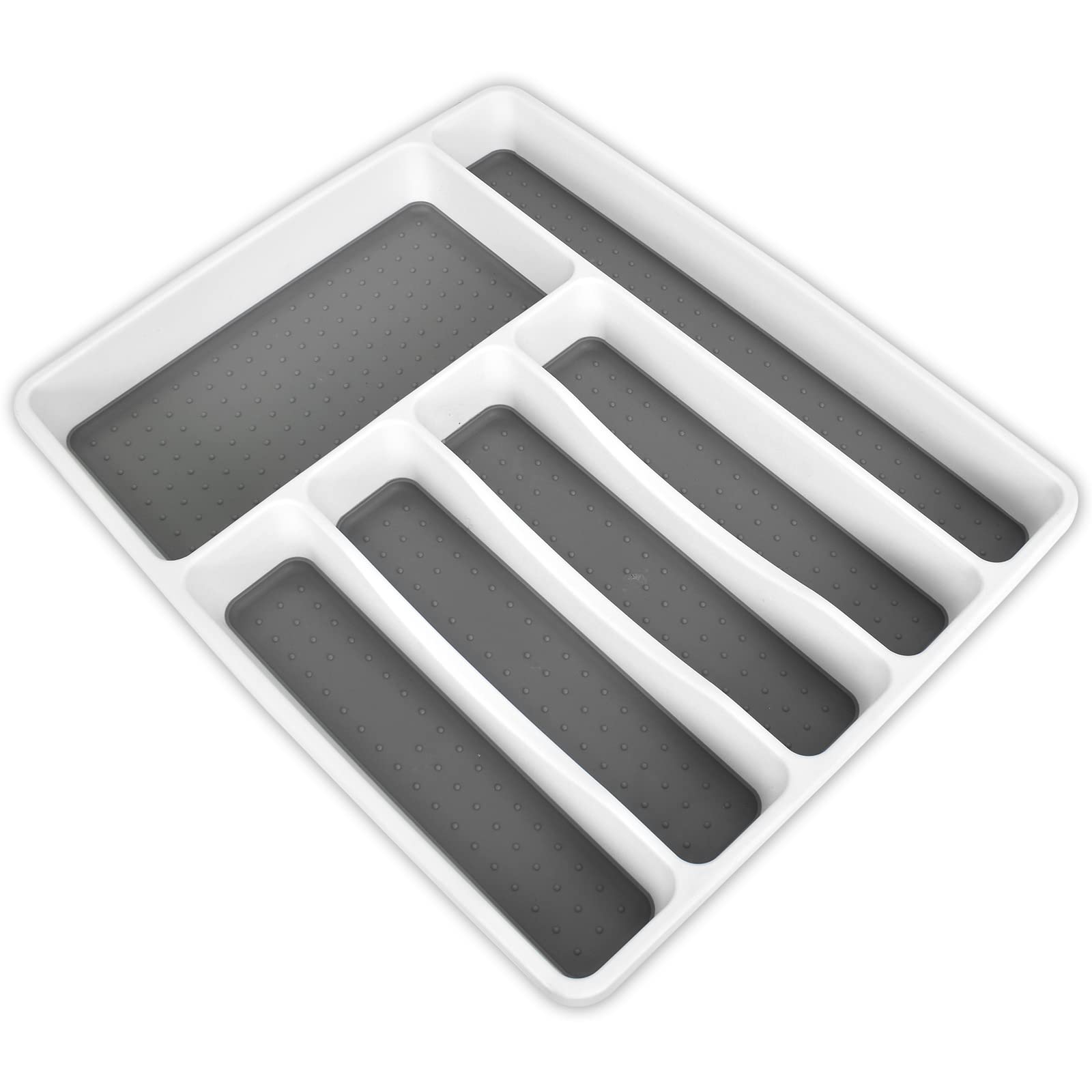 Besteckkasten für Schubladen Besteckhalter Küche Schubladeneinsatz Besteck Organizer 6 Fächer Schublade Besteckeinsatz für Messer Löffel Gabel Essstäbchen Kochutensilien Küchenhelfer Kochzubehör Küche, Haushalt & Wohnen