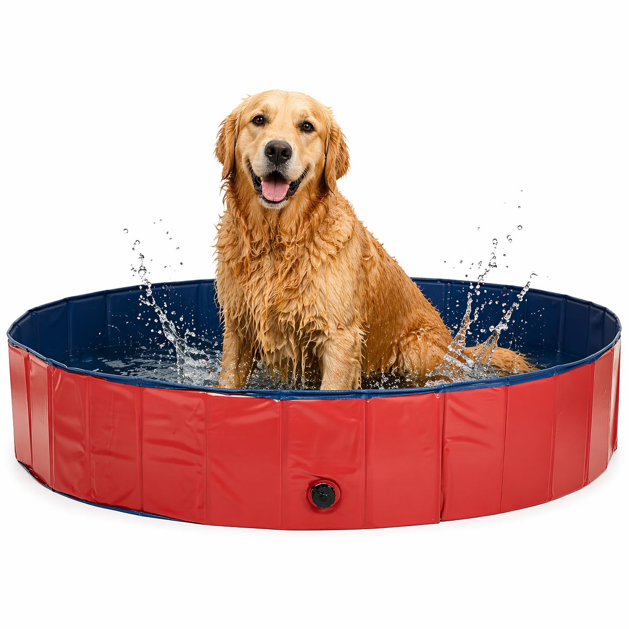 Piscina para Perros 160x30cm - Piscinas Desmontables - Piscina Desmontable - Piscina Perros - Piscinas para Perros - Bañera Perro - Mascotas - Baño para Perros - Refrescar Mascotas - Piscina Rigida