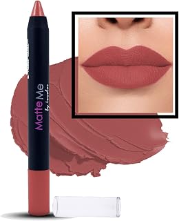 INCOLOR Matte Me Crayon Lipstick, Long Lasting, Waterproof and Smooth Texture Pencil Lipstick For Girl & Women, 2.3g Shade... Price In India